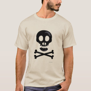Epic Cartoon Schedel en Botten T-shirt