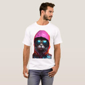 Epic Cat met zonnebril Shirt (Voorkant volledig)