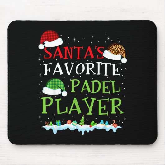Epic Coach Favorite s Player Padel Santa Padel Fun Muismat (Voorkant)