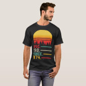 Epic Dad Since 1974 Happy Fathers Day T-shirt (Voorkant volledig)