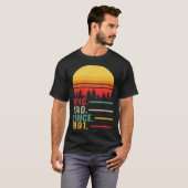 Epic Dad Since 1991 Happy Fathers Day T-shirt (Voorkant volledig)