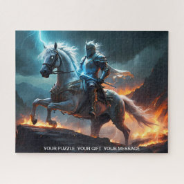 Epic Dark Knight & Stallion Art Puzzel Collectie