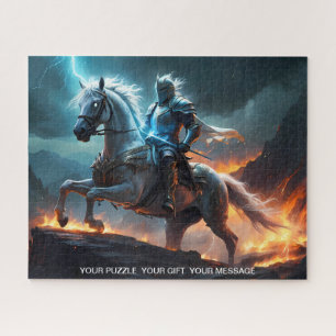 Epic Dark Knight & Stallion Art Puzzel Collectie