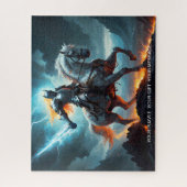 Epic Dark Knight & Stallion Art Puzzel Collectie (Verticaal)