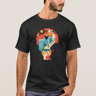 Epic David en Goliath Christelijke Bijbelscène T-shirt