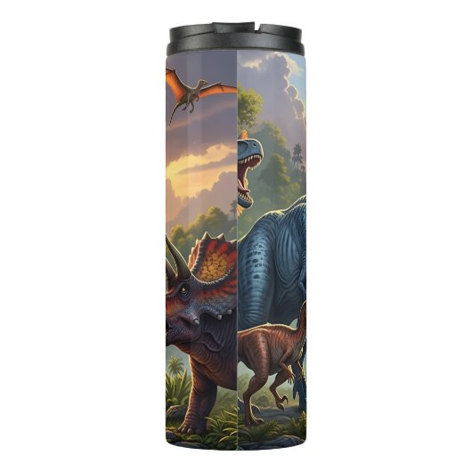 Epic Dinosaur Valley Waterfall Sunset Thermosbeker (Achterkant)