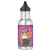 Epic Dj Cat Marker Illustration Cartoon Fun Waterfles (Links)