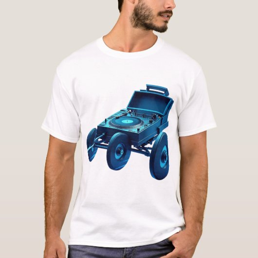 Epic DJ Chariot T-Shirt Design (Voorkant)