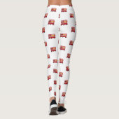 Epic Double Decker London Red Bus Leggings (Achterkant)