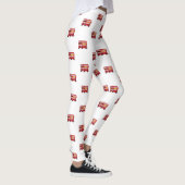 Epic Double Decker London Red Bus Leggings (Rechts)