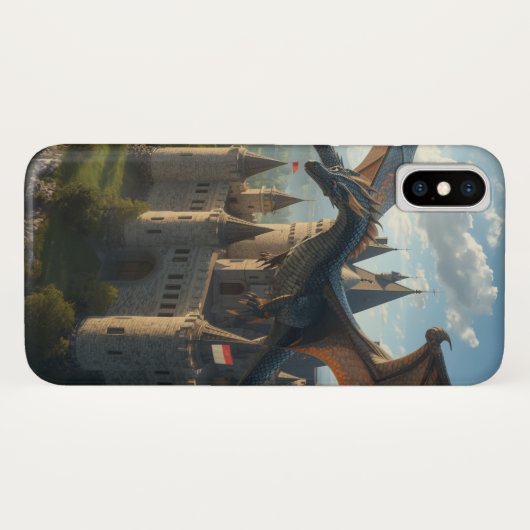 Epic Dragon Castle Fantasy Telefoonhoesje Case-Mate iPhone Case (Achterkant (horizontaal))