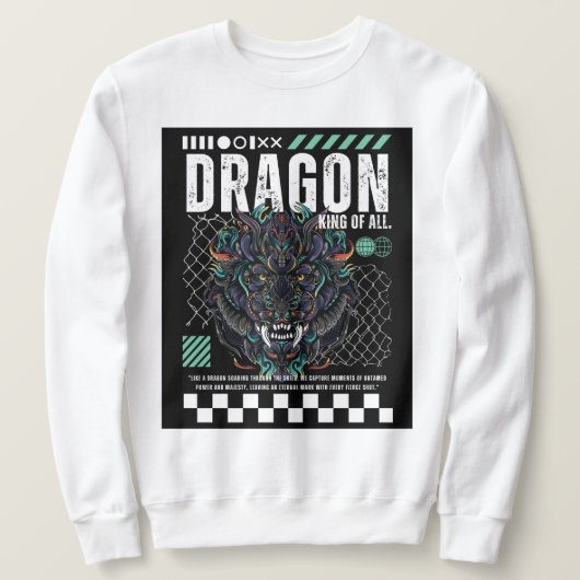 Epic Dragon Grafisch T-Shirt Ontwerp (Design voorkant)