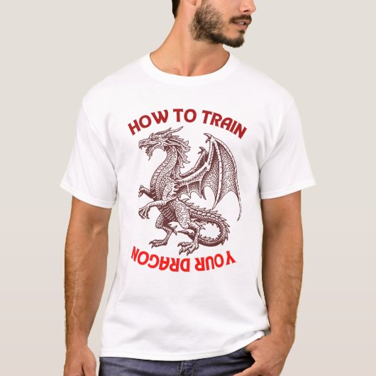Epic Dragon Rider Fantasy Adventure Tee T-shirt (Voorkant)