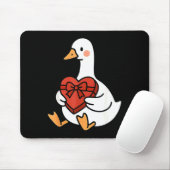 Epic Duck Preppy Silly Just Goose Valentine Love Muismat (Met muis)