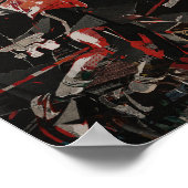 Epic Dunk Collage bascketball player Poster (Hoek)