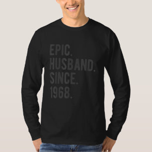 Epic echtgenoot sinds 1968 54 Huwelijk jubileum vo T-shirt
