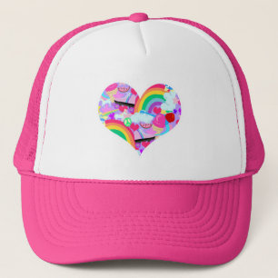 Epic Eighties Explosion Heart Trucker Pet