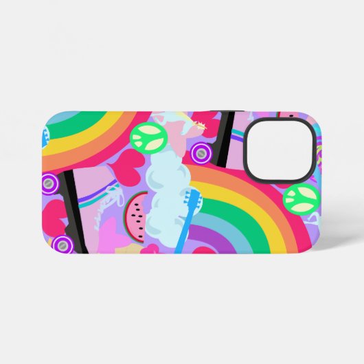 Epic Eighties Explosion iPhone Hoesje (Achterkant horizontaal)