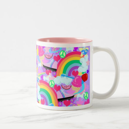 Epic Eighties Explosion Tweekleurige Koffiemok (Rechts)