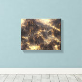 Epic eldin ring film landschap canvas afdruk (Insitu (Houten vloer))