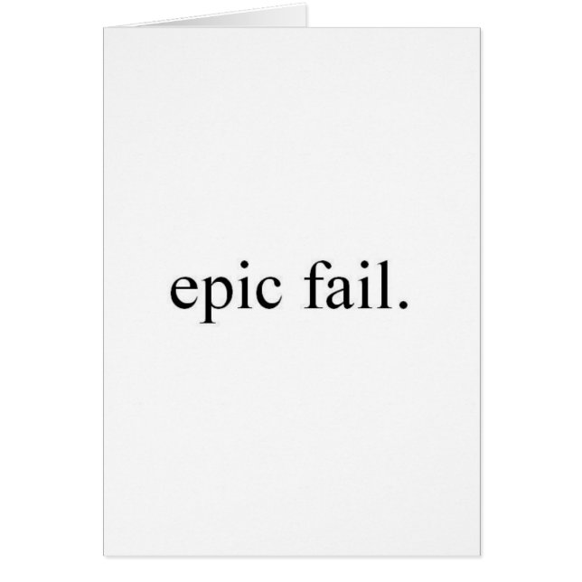 epic faalt. (Voorkant)