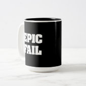Epic Fail Tweekleurige Koffiemok (Voorkant links)