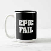 Epic Fail Tweekleurige Koffiemok (Links)
