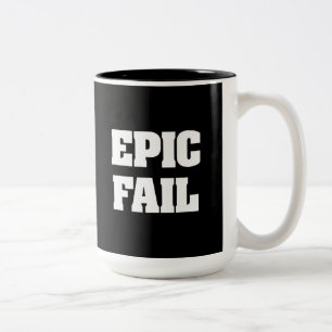 Epic Fail Tweekleurige Koffiemok