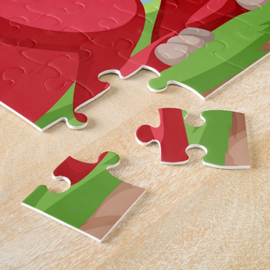 Epic Fantasy Adventure - Knight vs. Dragon Legpuzzel (Zijkant)