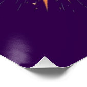 Epic Fantasy Shield with Radiant Energy Burst – Ma Perfect Poster (Hoek)