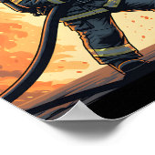 Epic Firefighter Action Scene Poster (Hoek)
