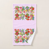epic floral flower collectie print bad handdoek (Handdoek)