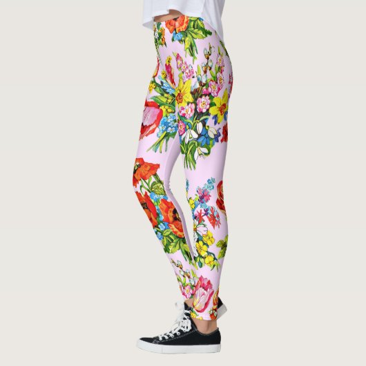 epic floral flower collectie print leggings (Links)