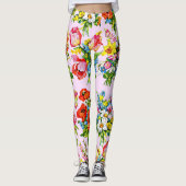 epic floral flower collectie print leggings (Voorkant)
