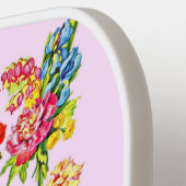 epic floral flower collectie print pickleball paddle (Links Detail)