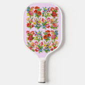 epic floral flower collectie print pickleball paddle (Achterkant)