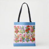 epic floral flower collectie print tote bag (Voorkant)