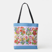 epic floral flower collectie print tote bag (Achterkant)