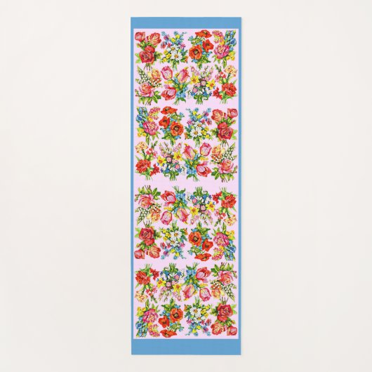 epic floral flower collectie print yogamat (Voorkant)