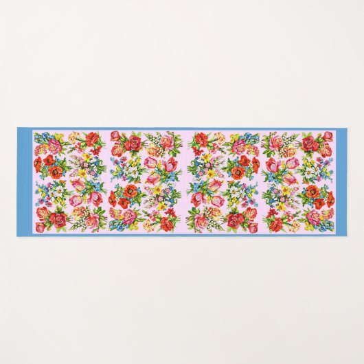 epic floral flower collectie print yogamat (Voorkant (horizontaal))