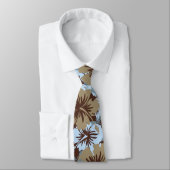Epic Floral Hibiscus Hawaiian Necktie Stropdas (Gebonden)