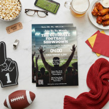 Epic Football rivaliteit Party Invitation