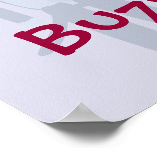 Epic Funny Retro Cool Beatnik Sock Monkey Cartoon Poster (Hoek)