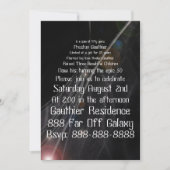 Epic Galactic Geeky Birthday Invitations Kaart (Voorkant)