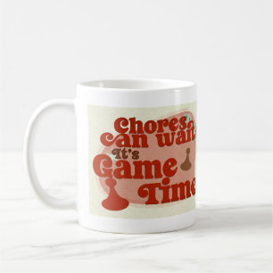 Epic Game Time Fun Geen klusjes Slogan Koffiemok