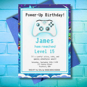 Epic Gamer Happy 15 Verjaardag Nodig Kritische Hit Kaart