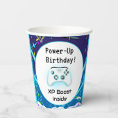 Epic Gamer Happy Birthday Critical Hit! Papieren Bekers (Achterkant)