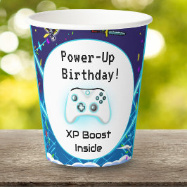 Epic Gamer Happy Birthday Critical Hit! Papieren Bekers