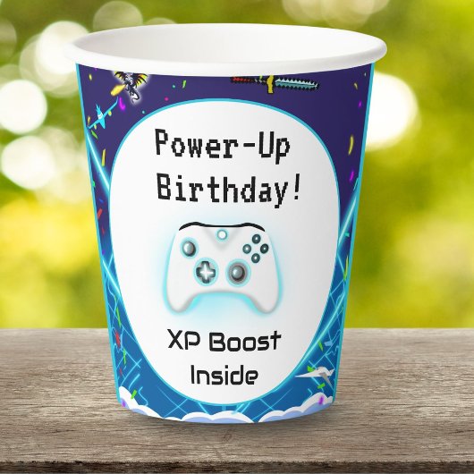 Epic Gamer Happy Birthday Critical Hit! Papieren Bekers