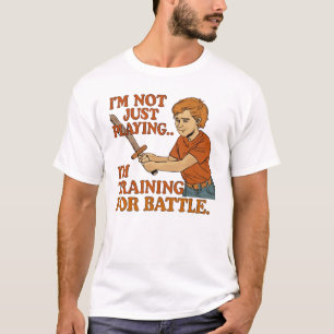 Epic Gamer Quote - Training voor de strijd T-shirt